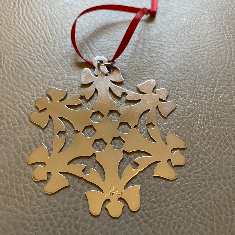 James Avery Angel Snowflake Ornament Retired - Picture 4 of 4